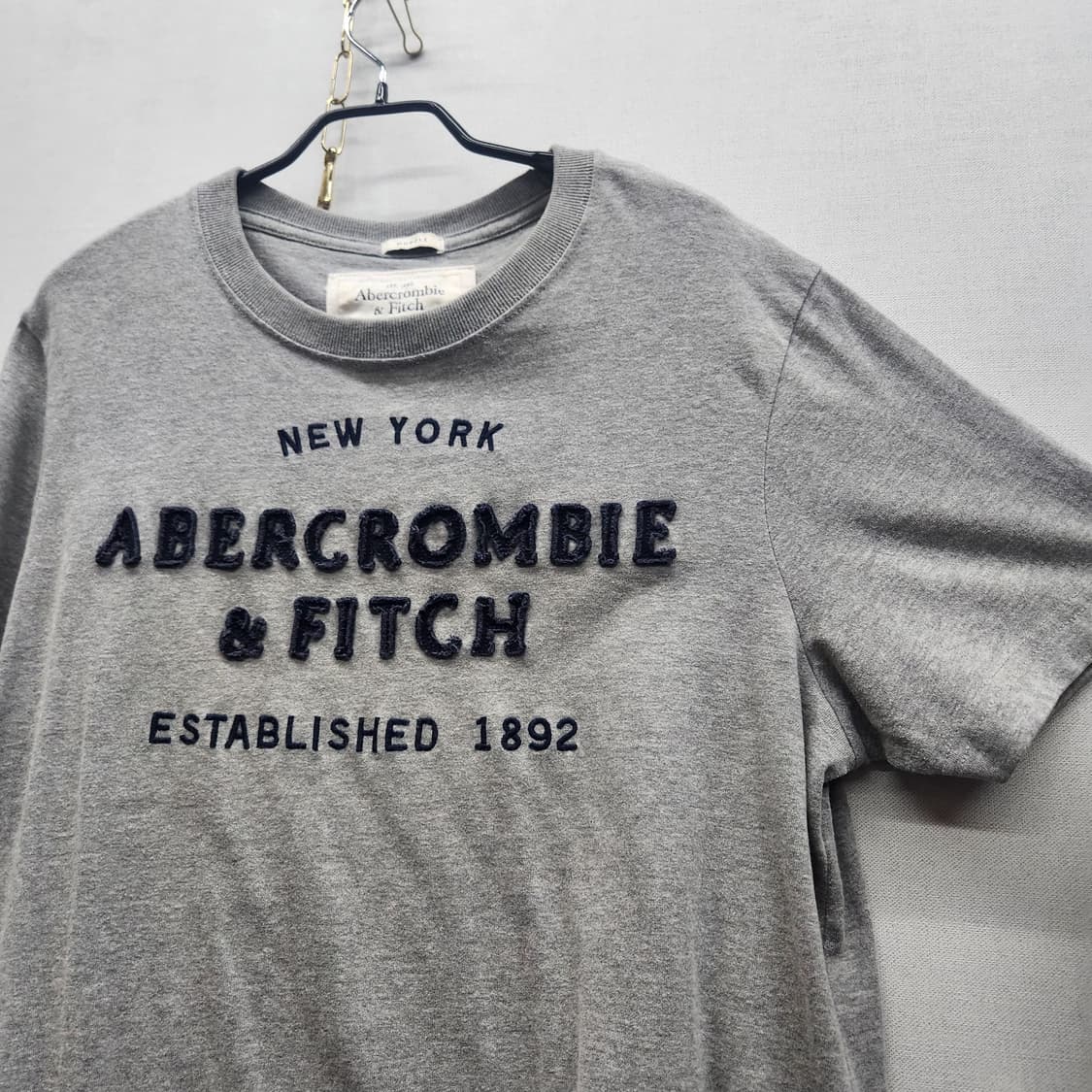 아베크롬비 Y2K 빅로고 반팔티 XL(L) 남여공용 상품이미지3