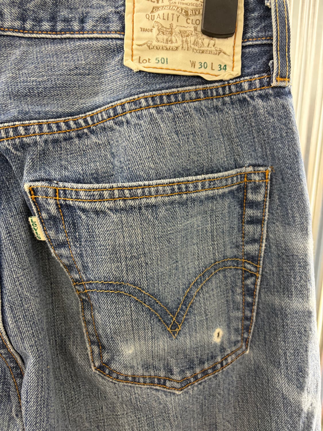 Levi's 501 1947 limited edition denim 30 상품이미지5