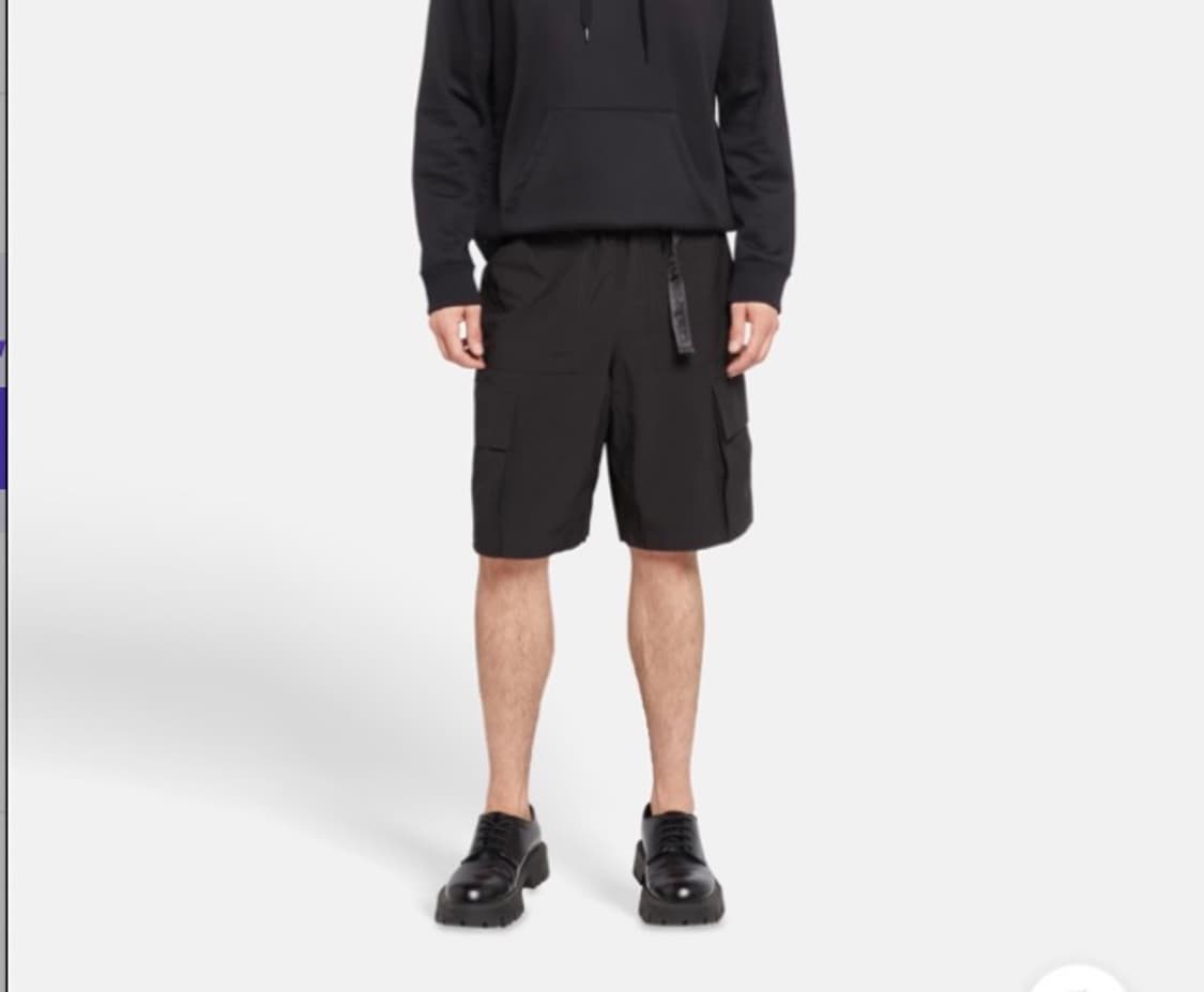 (32인치/새상품) Off-White 카고 쇼츠 블랙 택보유 상품이미지4