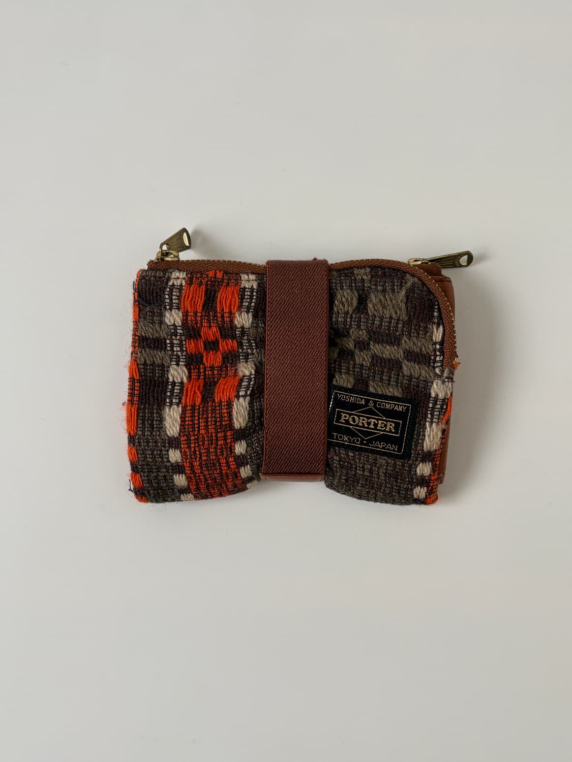 x BEAMS - Jacquard Fabric Zip Wallet 상품이미지1