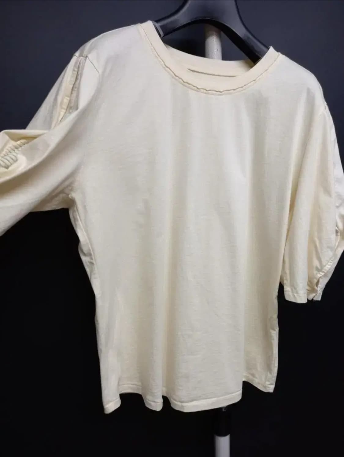 시스템 SYSTEM 버터색상 여름 티블라우스 F 상품이미지5