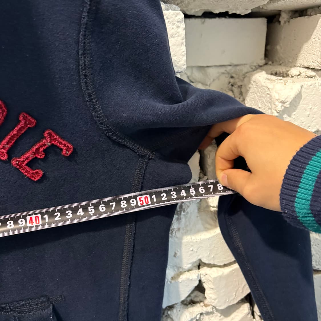 아베크롬비 빈티지 빅로고 후디 상품이미지5