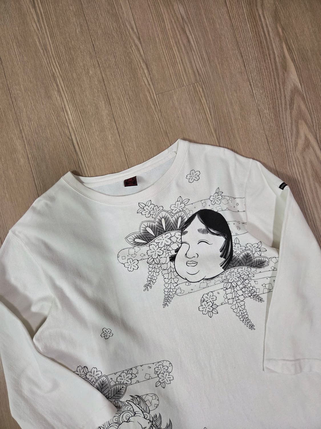 cropped heads 미드 슬리브 라운드 티셔츠 상품이미지2