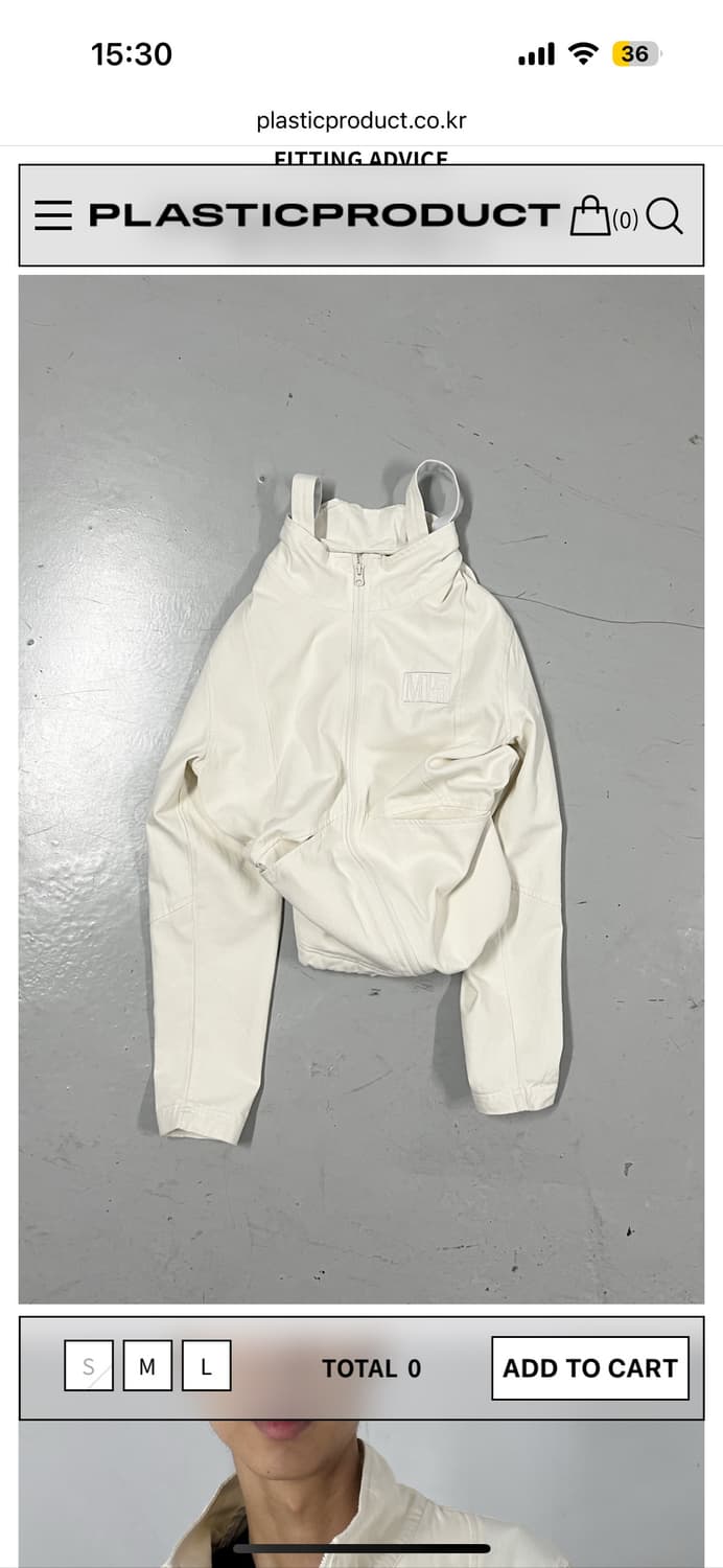 플라스틱프로덕트 MPa PORTABLE JACKET (IVORY) 상품이미지2