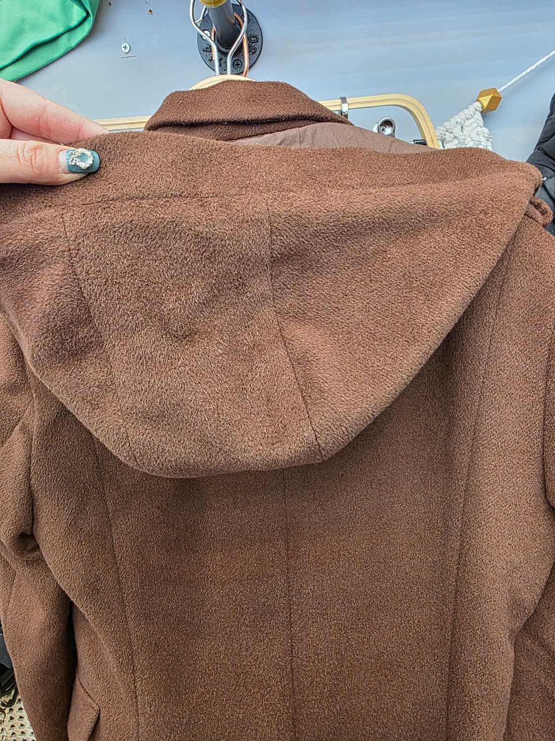 솔리드옴므 우영미 더블 후드 코트 M 상품이미지5