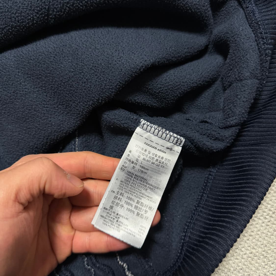 아디다스 오리지널 로고 하프집업 후리스 상품이미지4