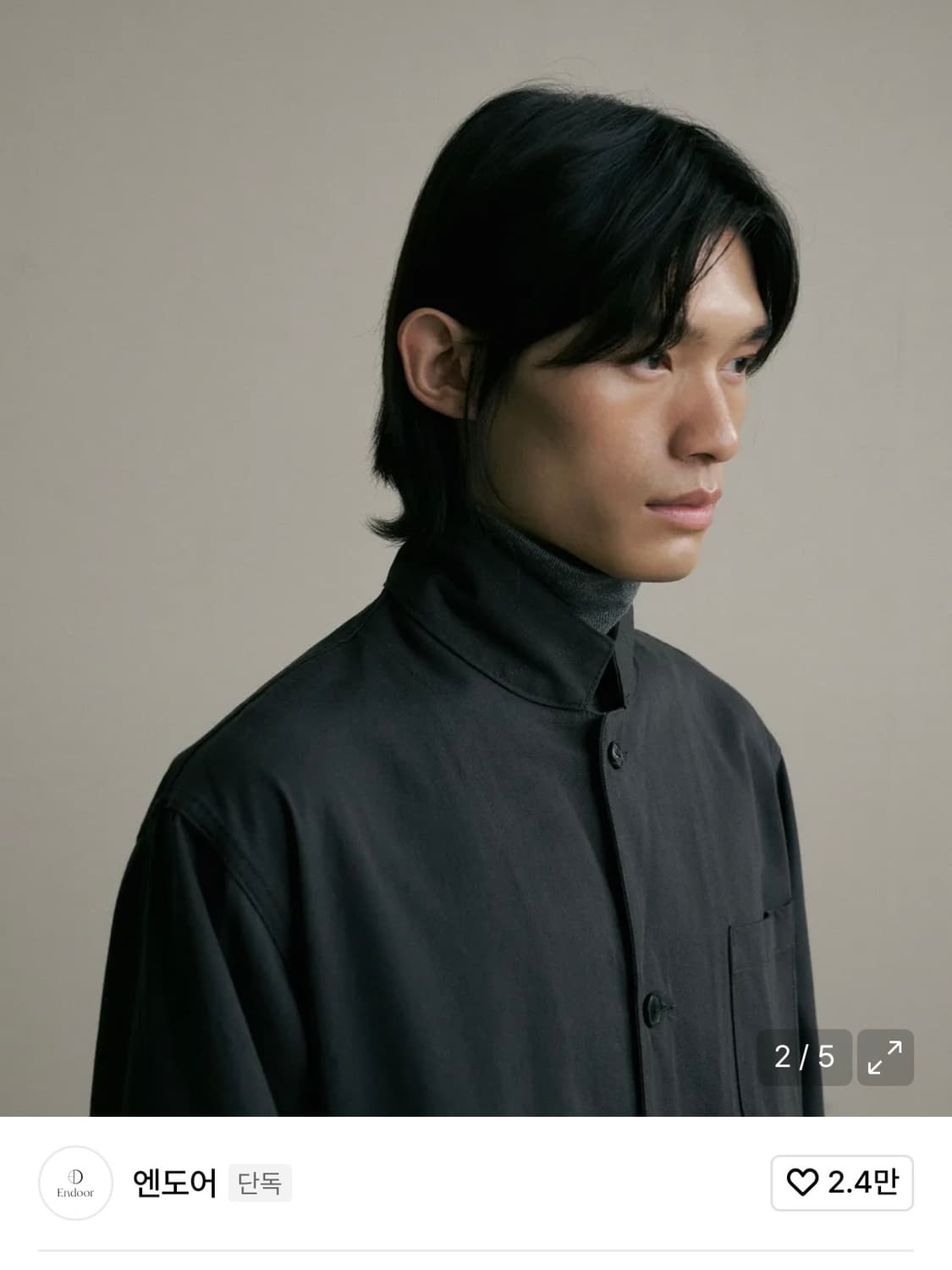 엔도어 스포츠 필드 자켓 다크그레이 3사이즈 상품이미지2