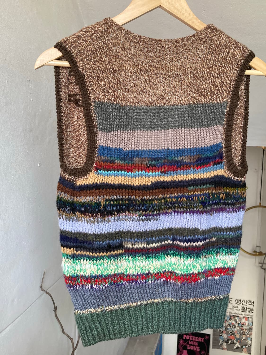 HANDMADE 니트 조끼 상품이미지6