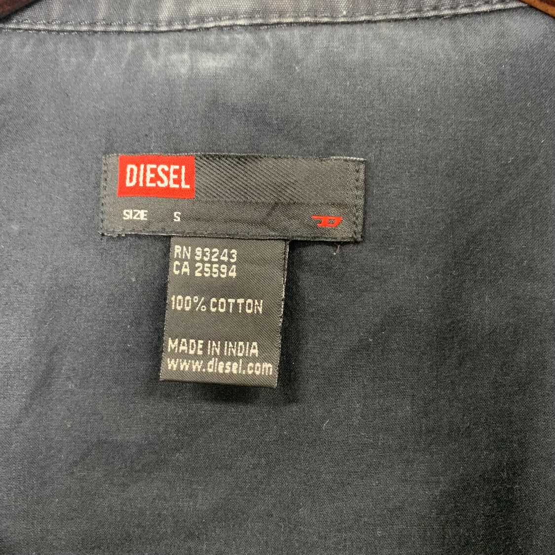 디젤 Y2k 와투케 블랙 데님 자켓 상품이미지8