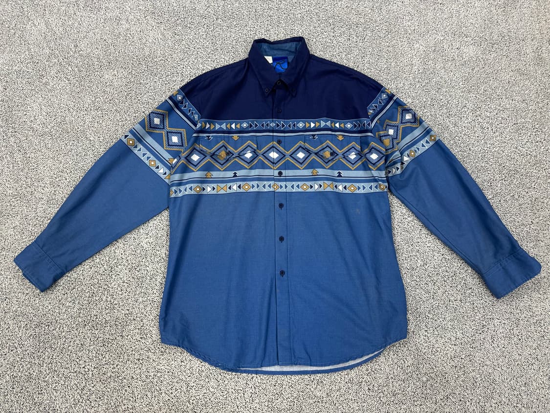 ROPER USA 90s 아즈텍 긴팔셔츠 상품이미지1