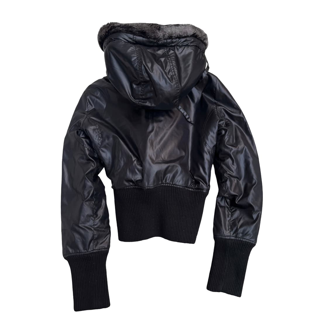 A/X 하이넥 퍼 후드 투웨이 패딩점퍼 상품이미지10