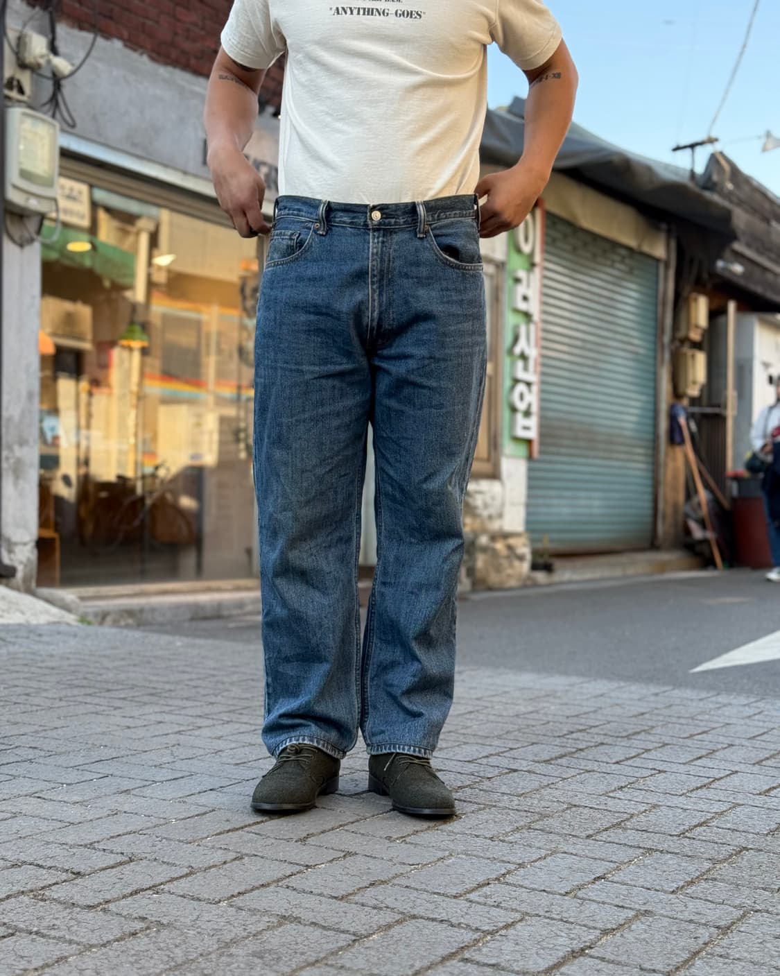 00‘s 리바이스 550 릴렉스핏  데님 팬츠 36 상품이미지8