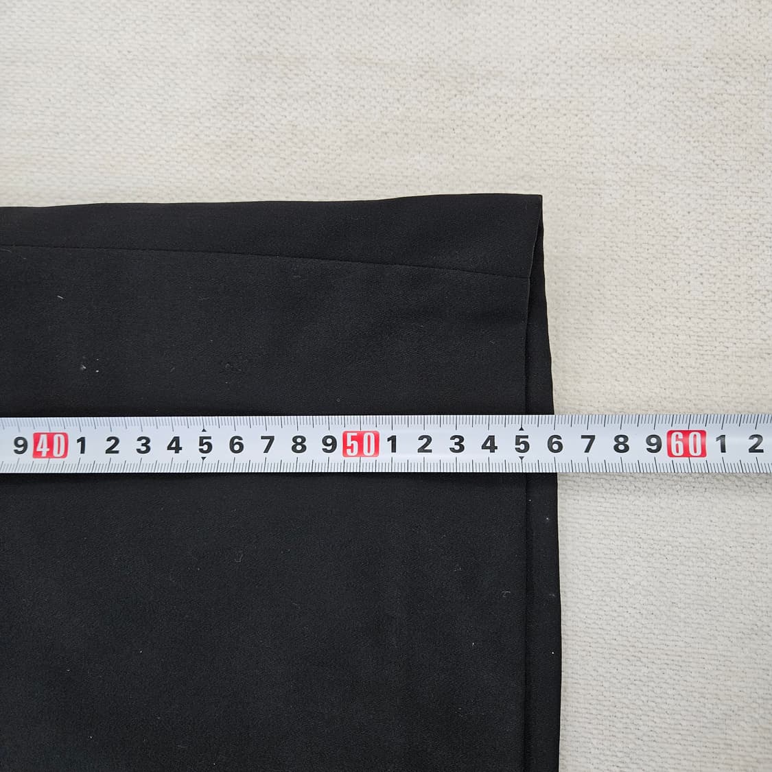 [실측확인] KOHO 구호 여성 블랙 H라인 스커트 치마 0115YH2 상품이미지8