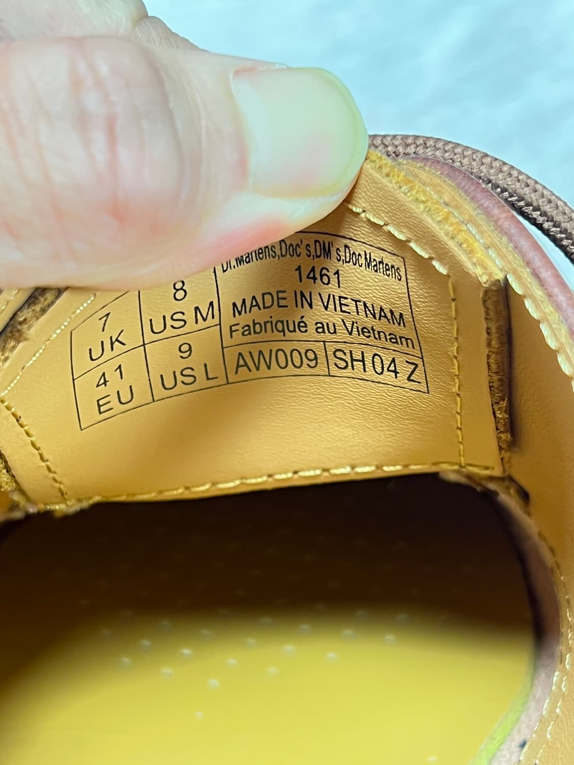 닥터마틴 1461 3홀 로퍼 브라운 41(260) 상품이미지7