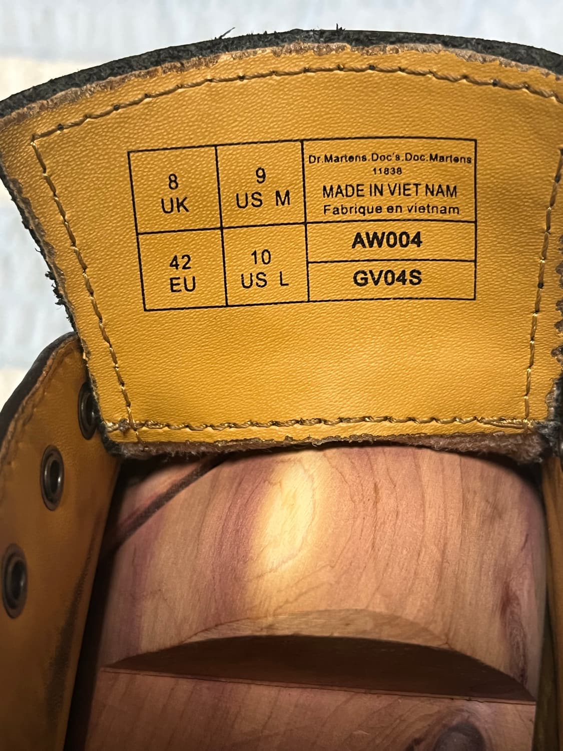 닥터마틴1461 3홀 스무스 나파레더 42(270) 상품이미지3