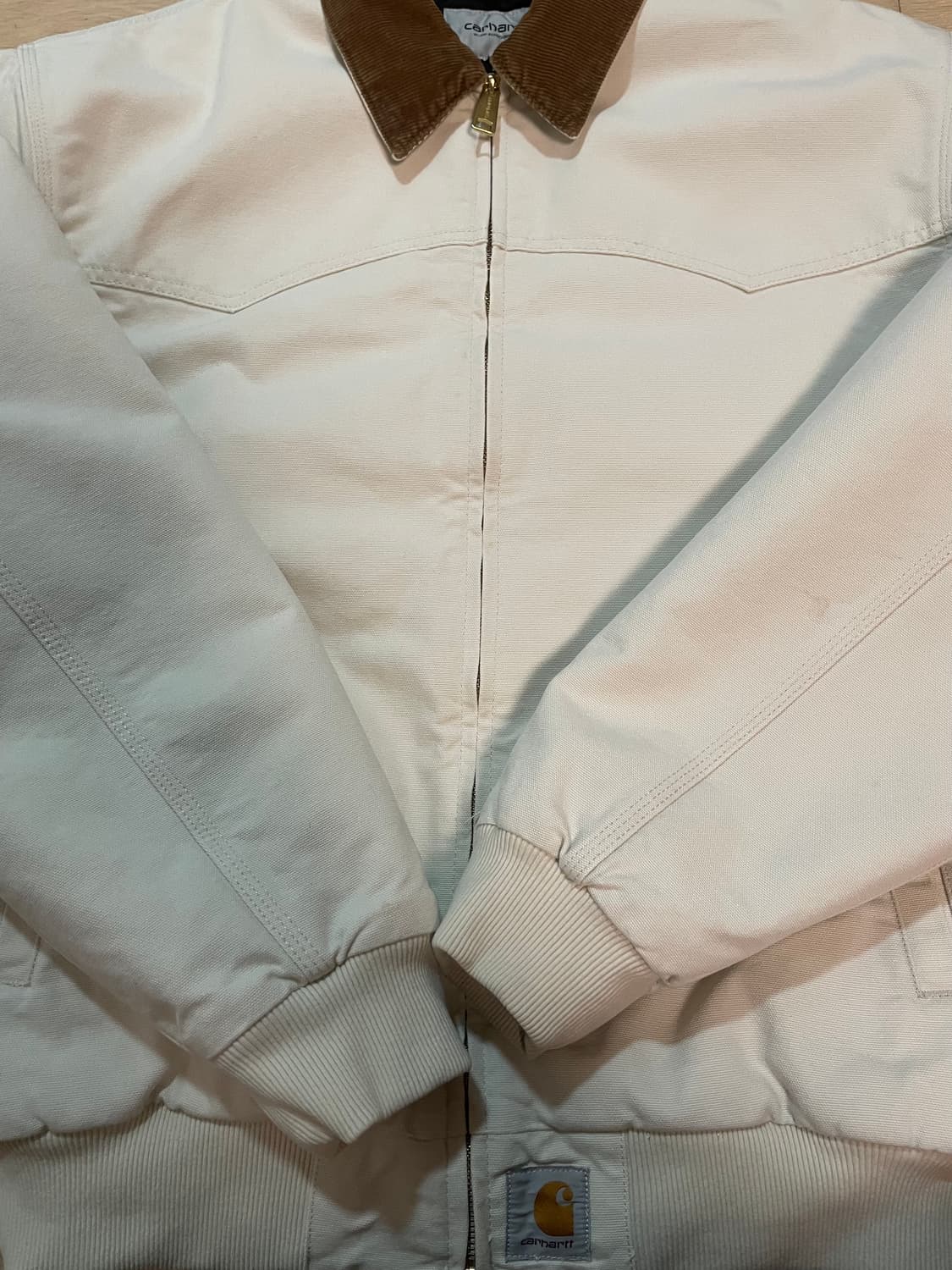 칼하트 WIP OG 산타 페 자켓 솔트 에이지드 캔버스 - 윈터 상품이미지3