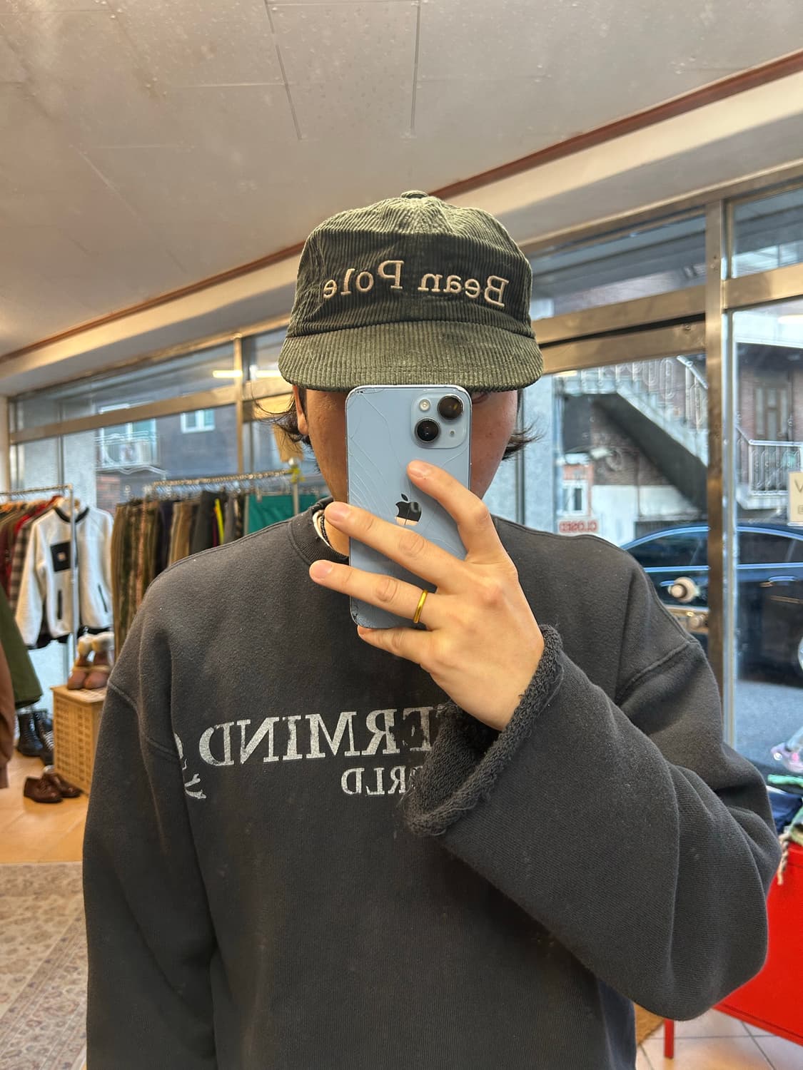 빈티지 빈폴 코듀로이 캡 상품이미지5