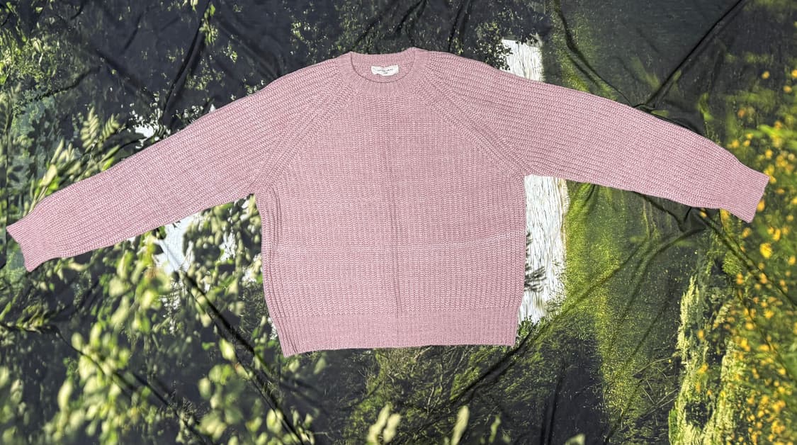 [L] 애프터프레이 인타르시아 니트 핑크 상품이미지1