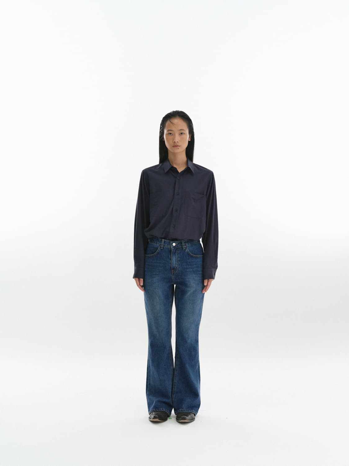 리포스 부츠컷 데님 팬츠 S size 상품이미지1