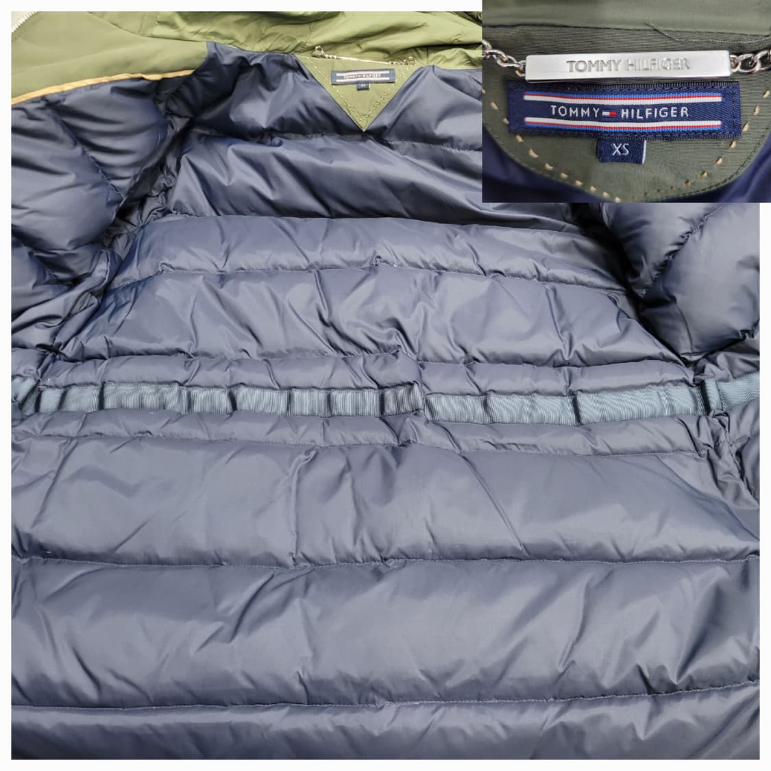 TOMMY HILFIGER 타미힐피거 야상 구스 다운 패딩 / 여 XS  상품이미지8