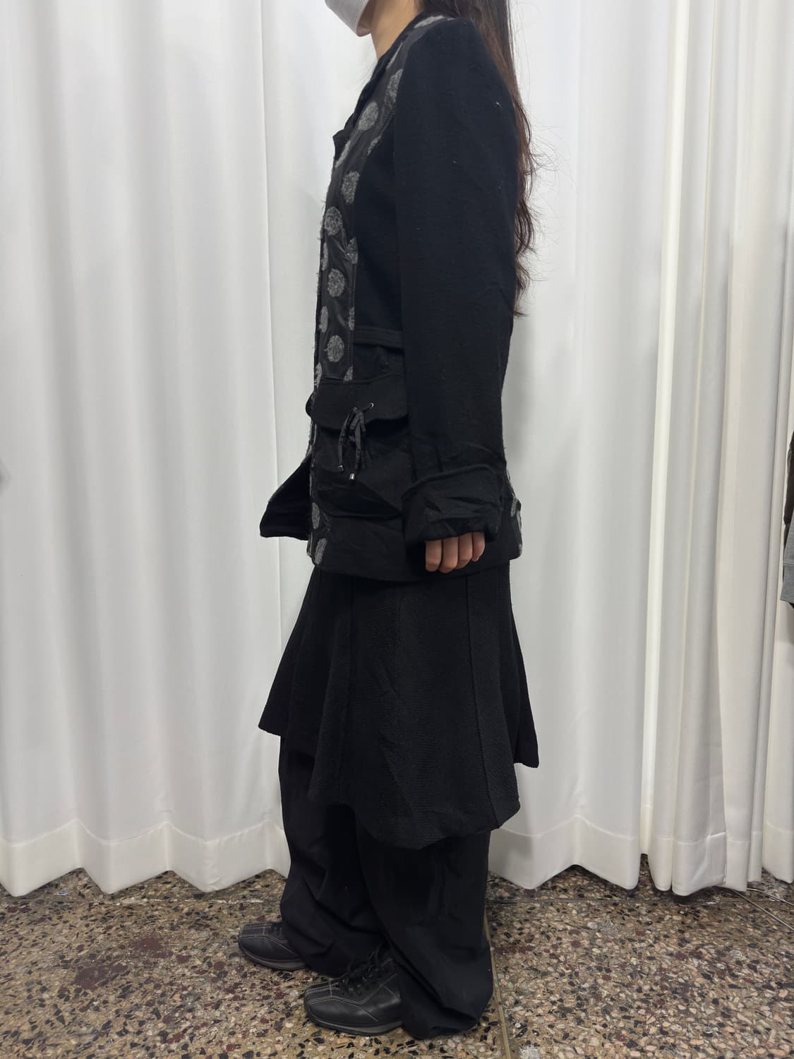 dot detail wool jacket 상품이미지5