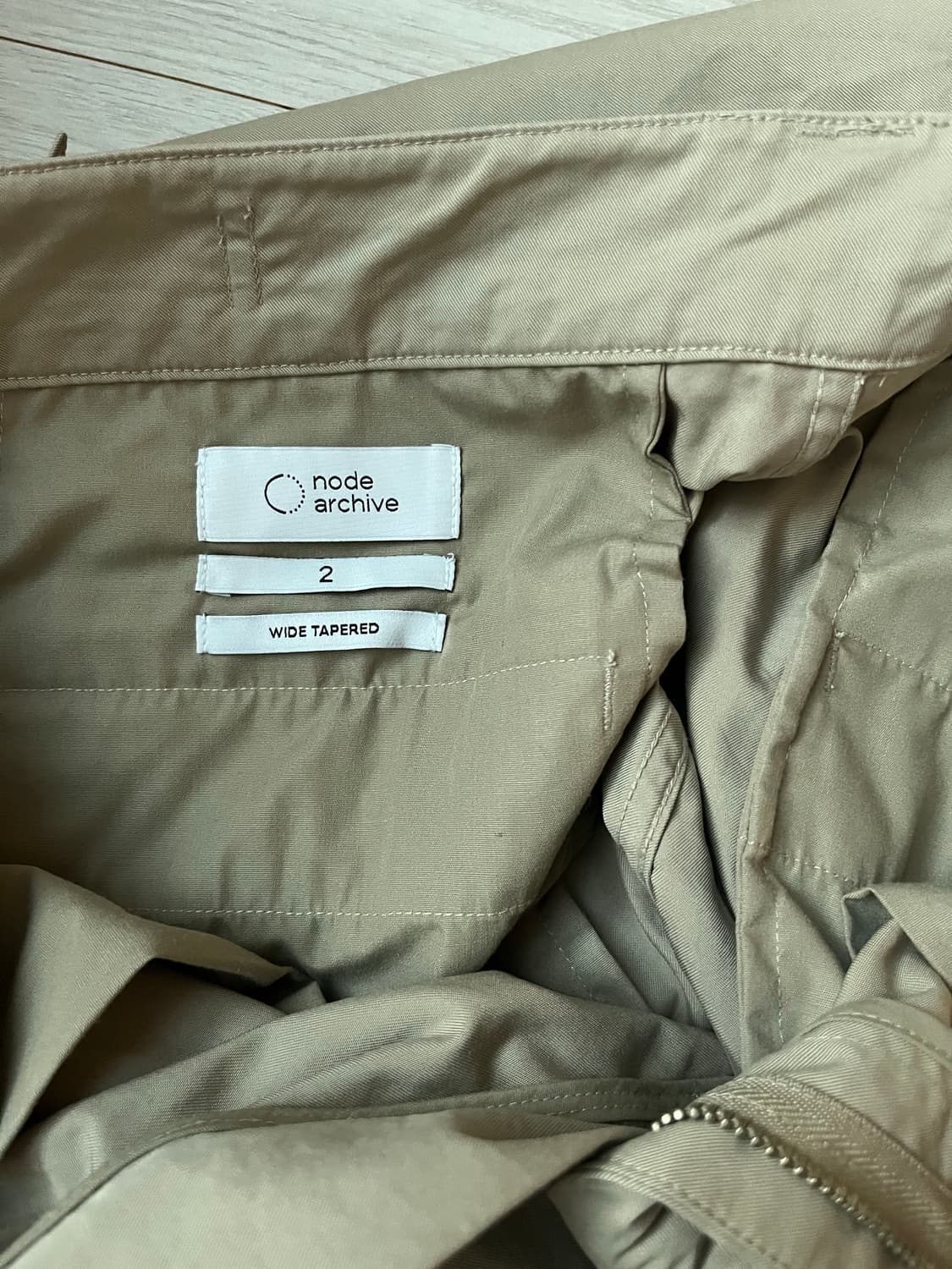 와이드 테이퍼드핏 치노팬츠 [베이지] 상품이미지5