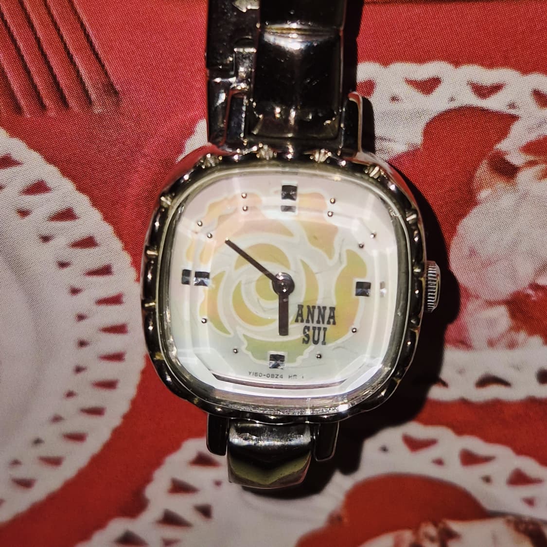 안나수이 장미 자개 크리스탈 손목 시계 상품이미지8