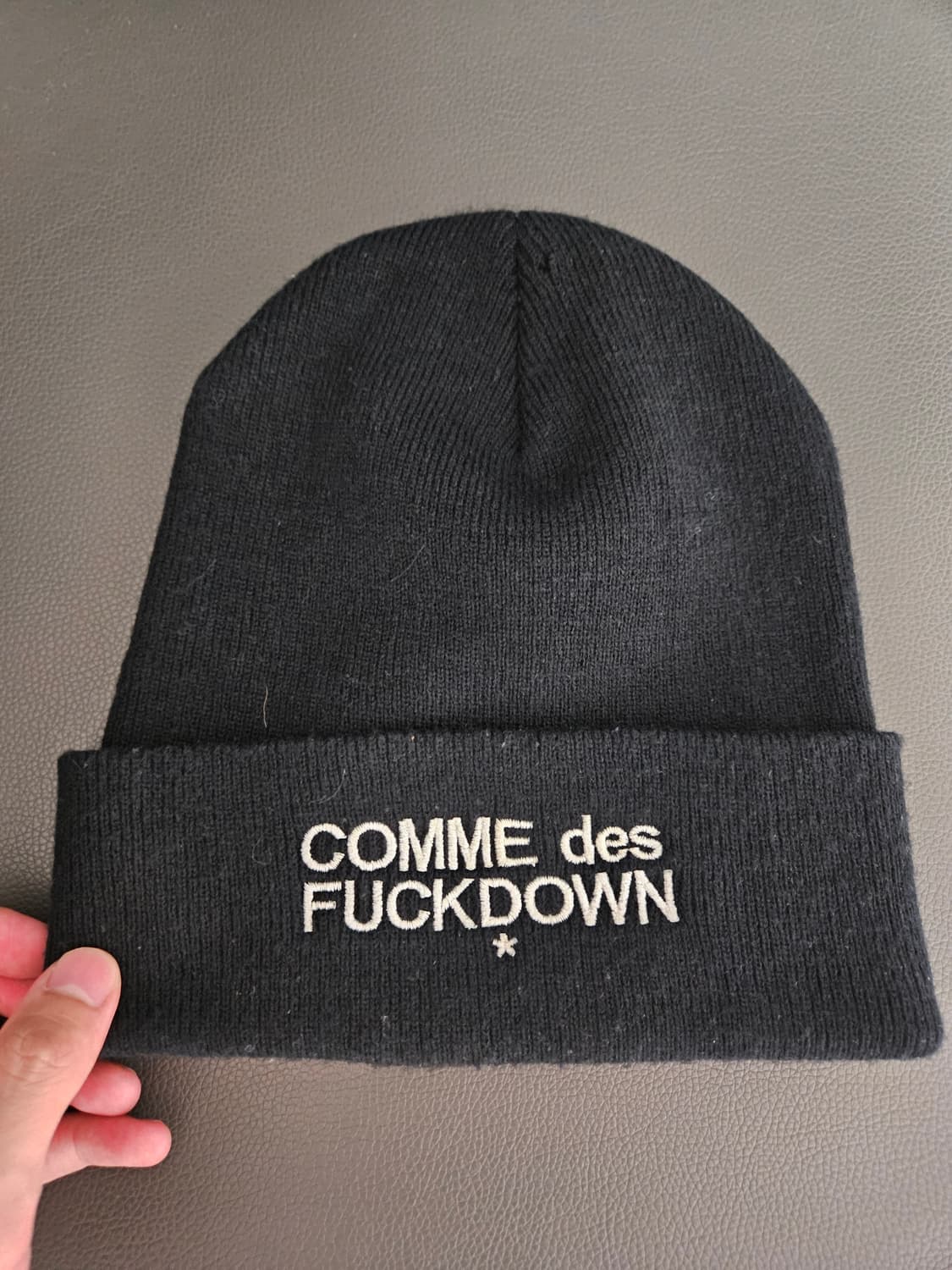 Comme des fuckdown 비니 블랙 상품이미지1