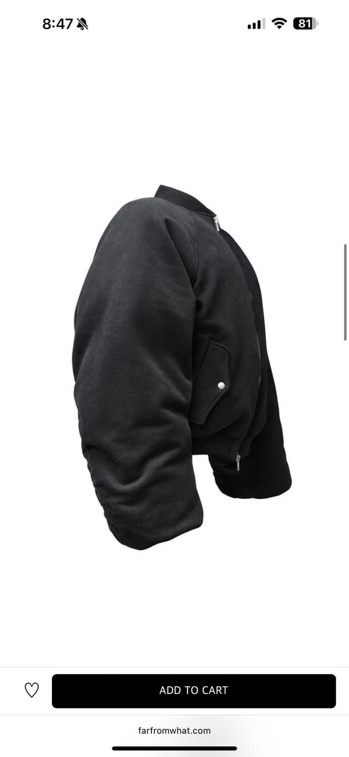 파아카이브/파프롬왓 봄버 블랙 (1) 상품이미지3