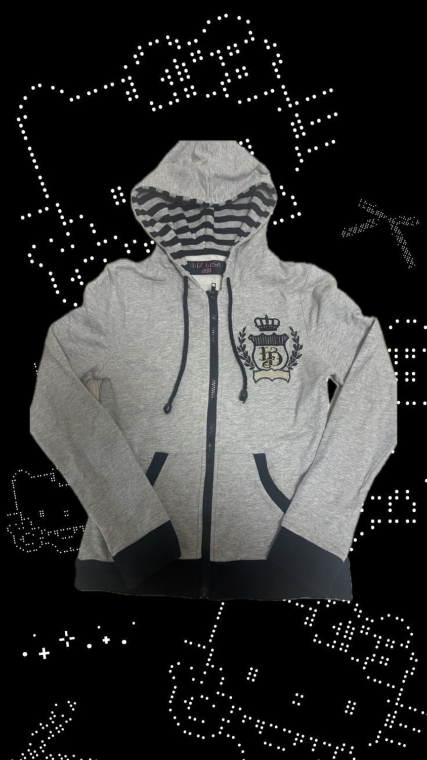 Stc 리즈리사돌 후드집업 y2k 갸루 펑크 상품이미지1