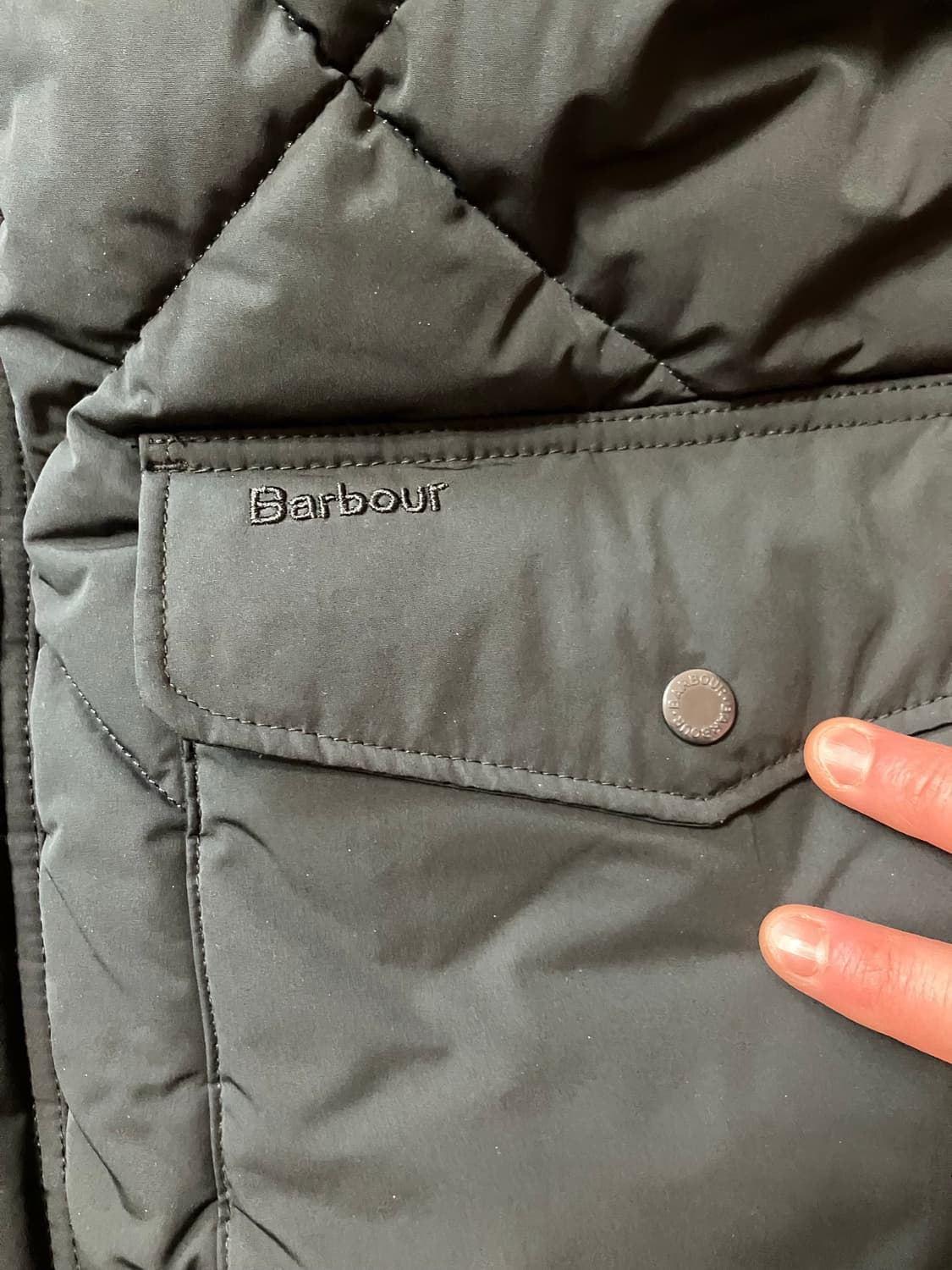 바버 퀼팅 후드 점퍼 xl 상품이미지6