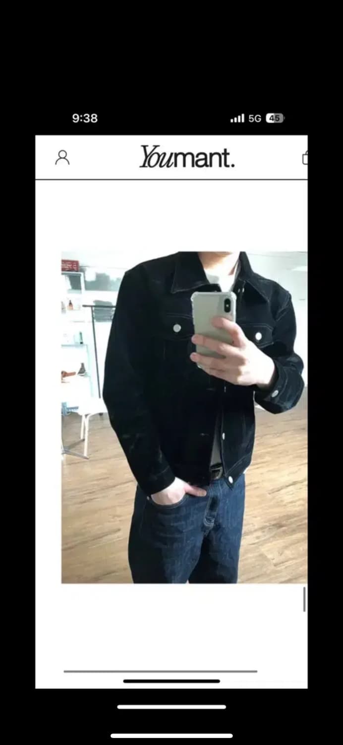 택포 정가9 유먼트 구디션 벨벳 자켓 블랙 L (100) 상품이미지3