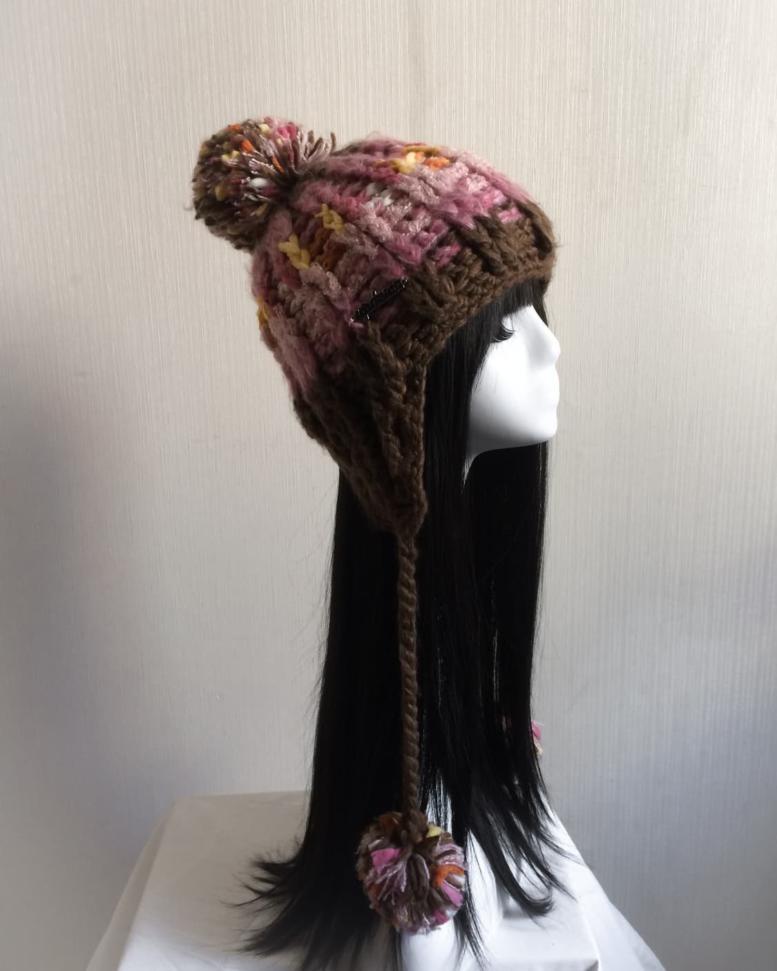 Pom pom knit beanie 상품이미지1