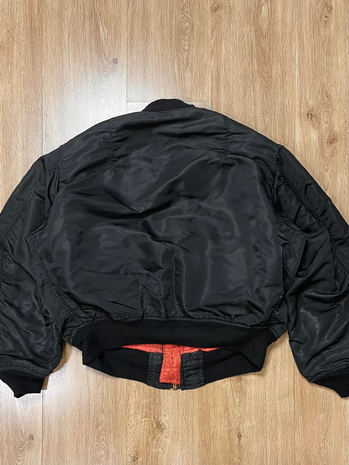 90s Made USA 알파인더스트리 ma1 마원 자켓 ideal 지퍼 상품이미지2
