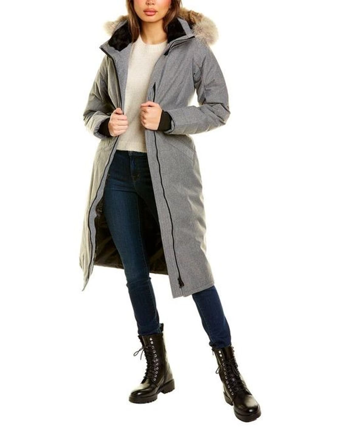 (여성 S) 캐나다구스 블랙라벨 엘로즈 파카 상품이미지10