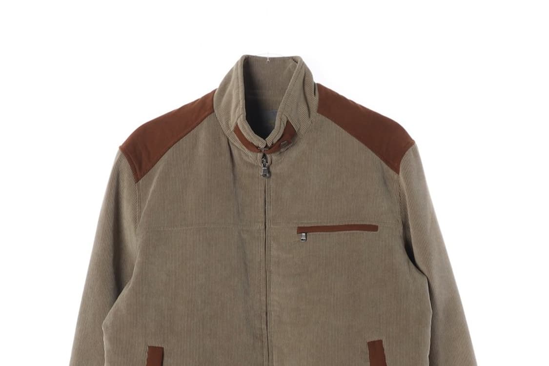 타운젠트 코듀로이 스웨이드 배색 집업 자켓 L 상품이미지4