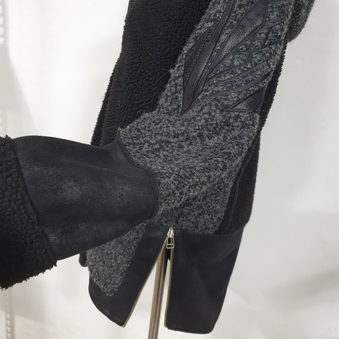 (공용) 빈티지 그런지 Tankus 천연 램 퍼 모직 울 무스탕 상품이미지9