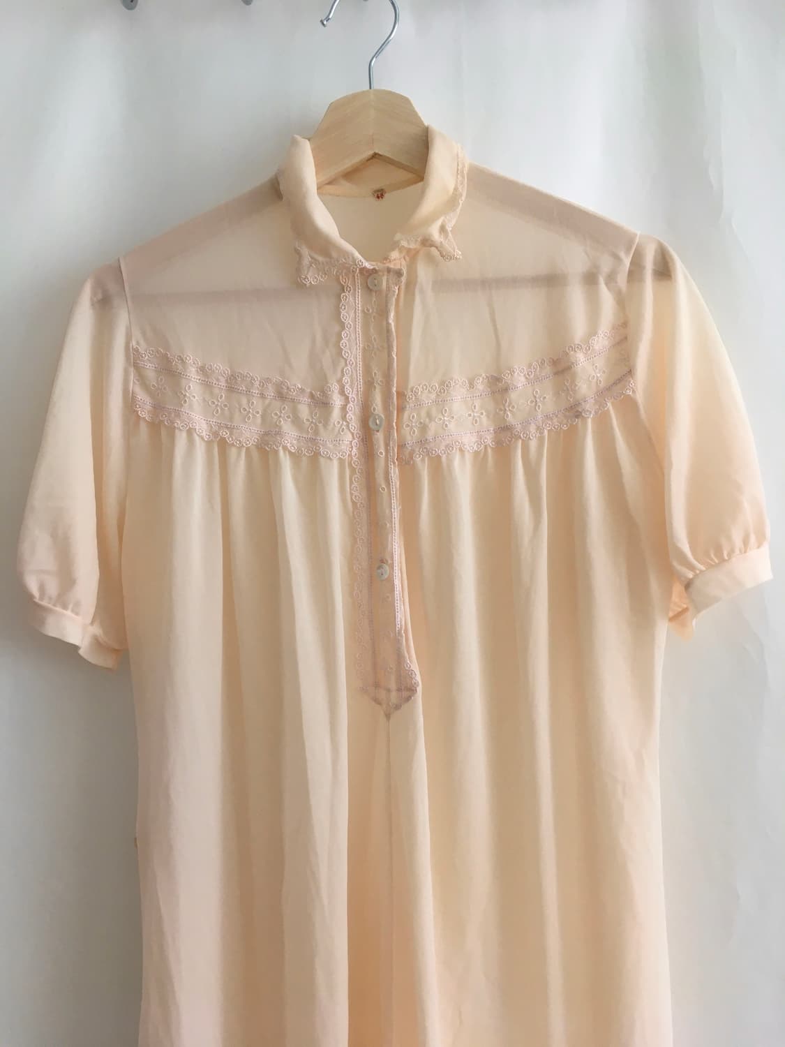 Peach lace Europe vintage dress 상품이미지6