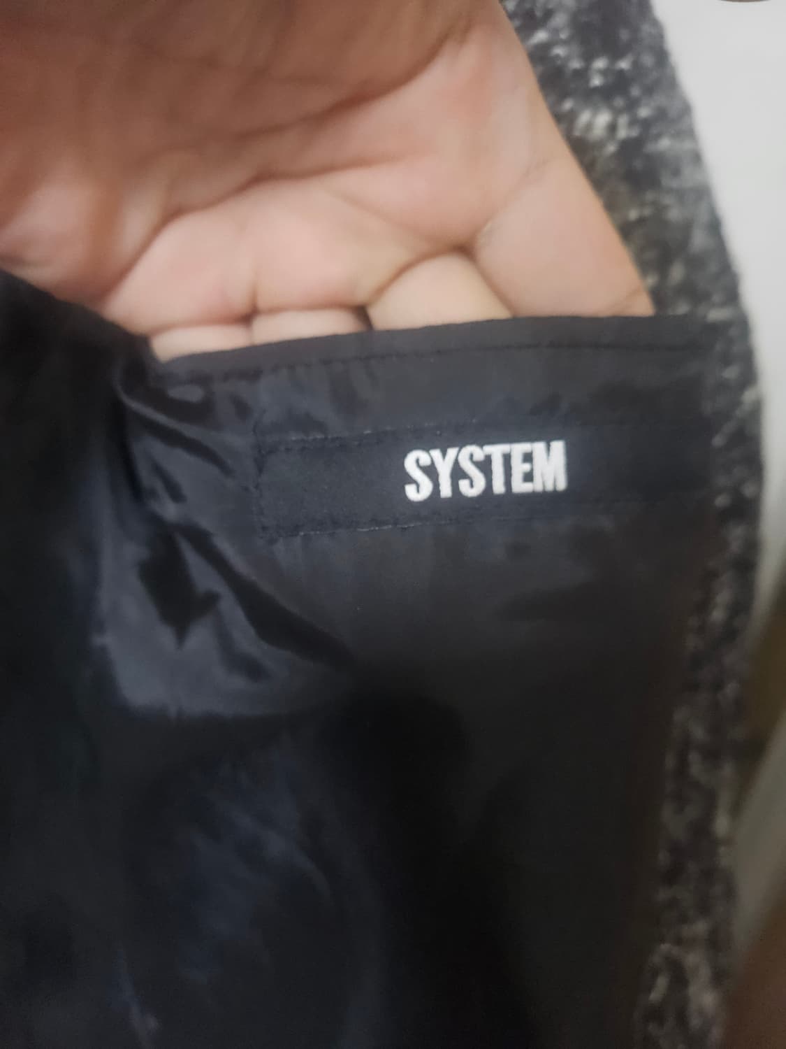 시스템 울 알파카 혼용코트  95(헤링본 느낌) 상품이미지3