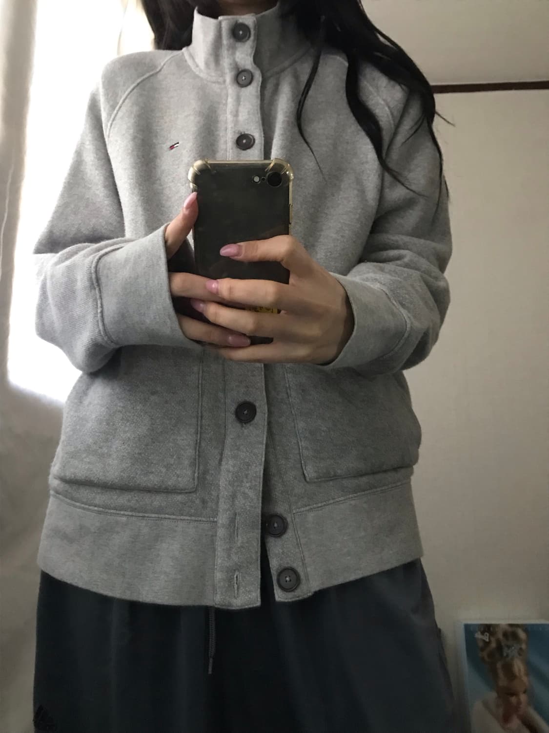 타미힐피거 그레이 코튼 가디건 상품이미지7