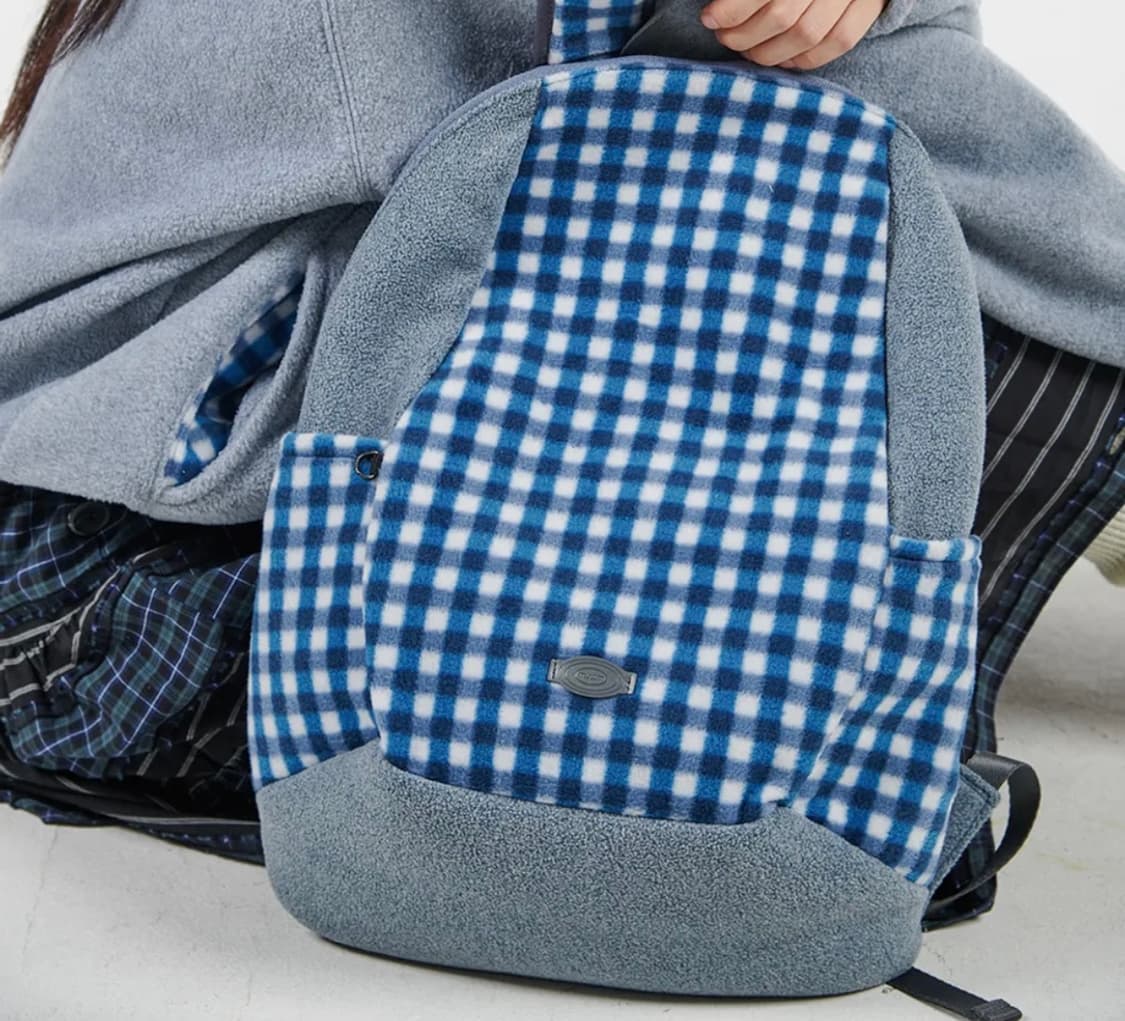무음 muwm 써코 백팩 Circo Backpack(Blue Check) 상품이미지2