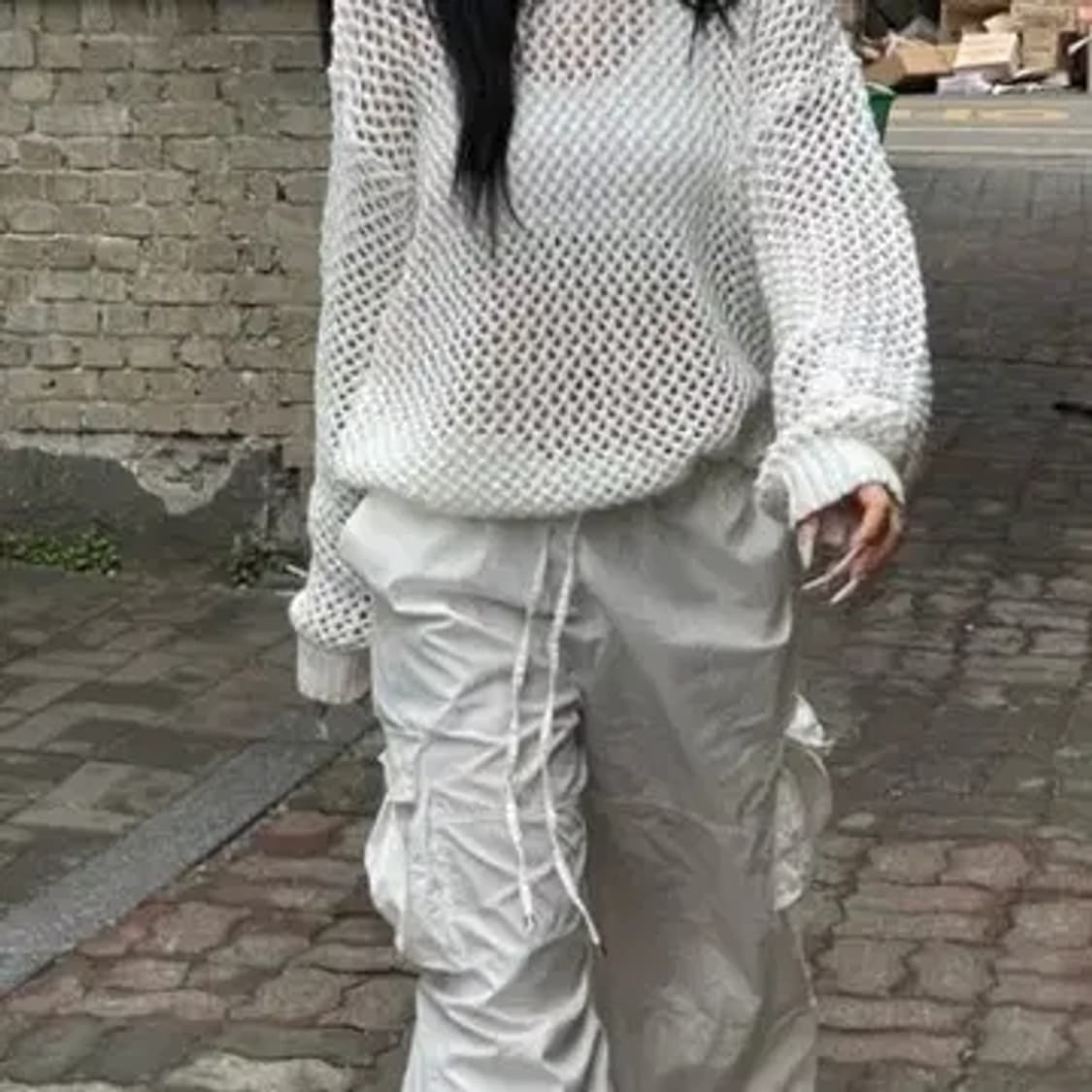 오도어 homme net knit 그물니트 상품이미지2