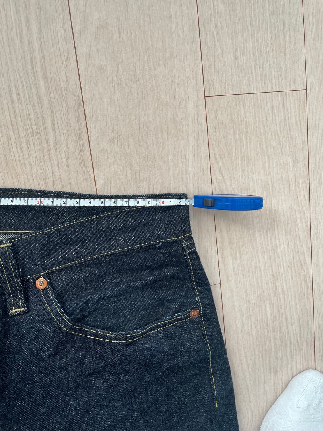 브론슨 46801XX 1946 NEX 모델 셀비지 데님 34사이즈실측32 상품이미지4