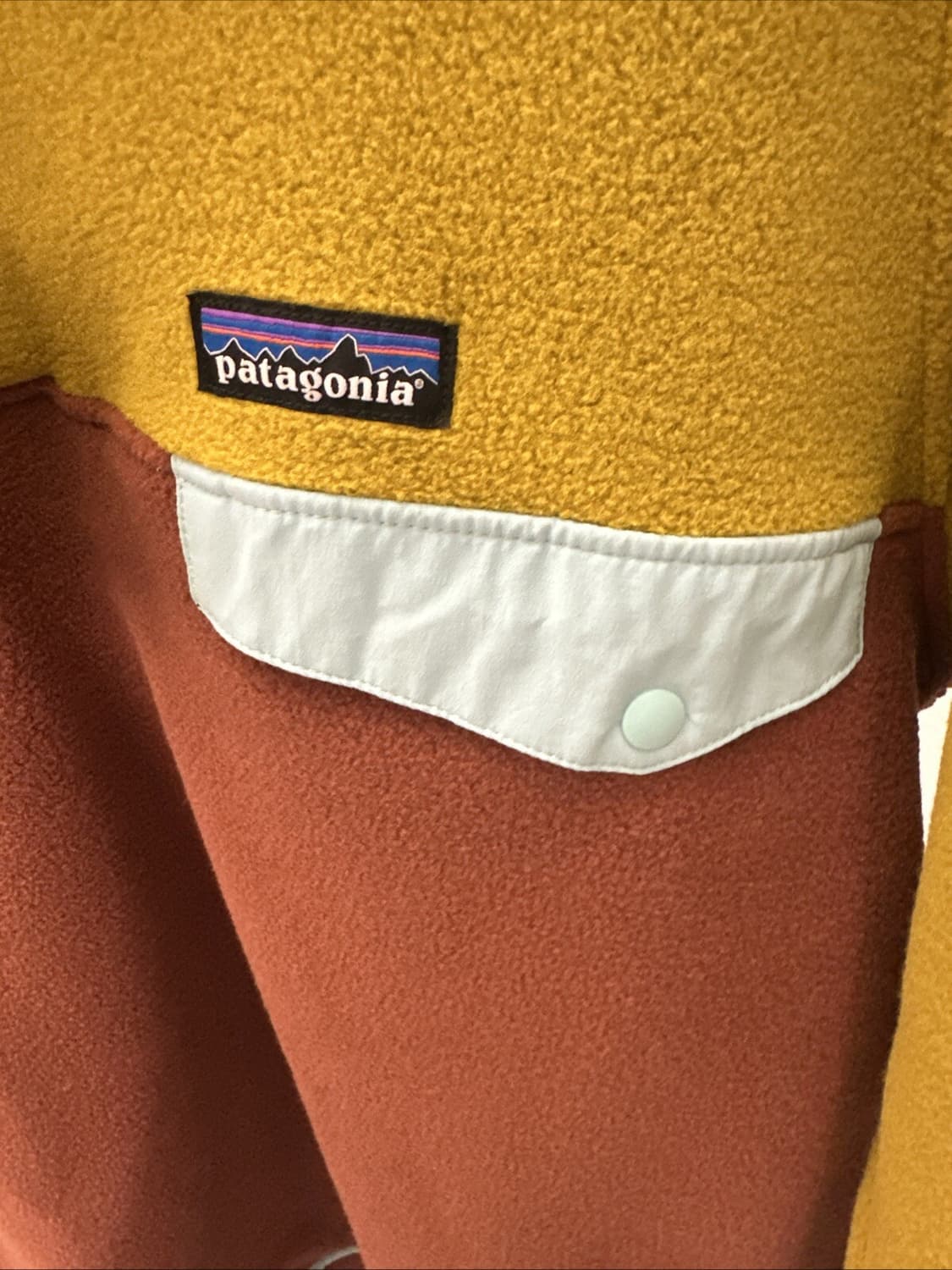 23FW 파타고니아 신칠라 스냅-T 옐로우/브라운 상품이미지2