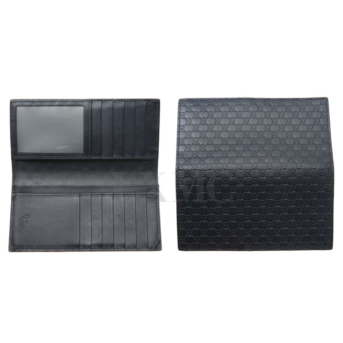 구찌 GG 마이크로시마 장지갑 449245 네이비 시마지갑 상품이미지9