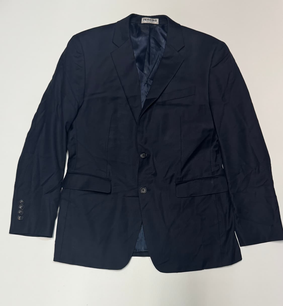 레노마 renoma 옴므 파리스 네이비 정장 자켓 상품이미지1