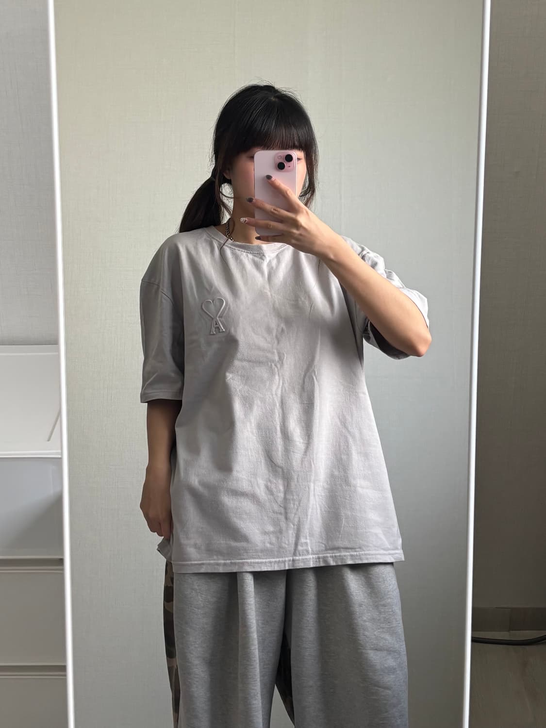 무배)아미 반팔 L 상품이미지3