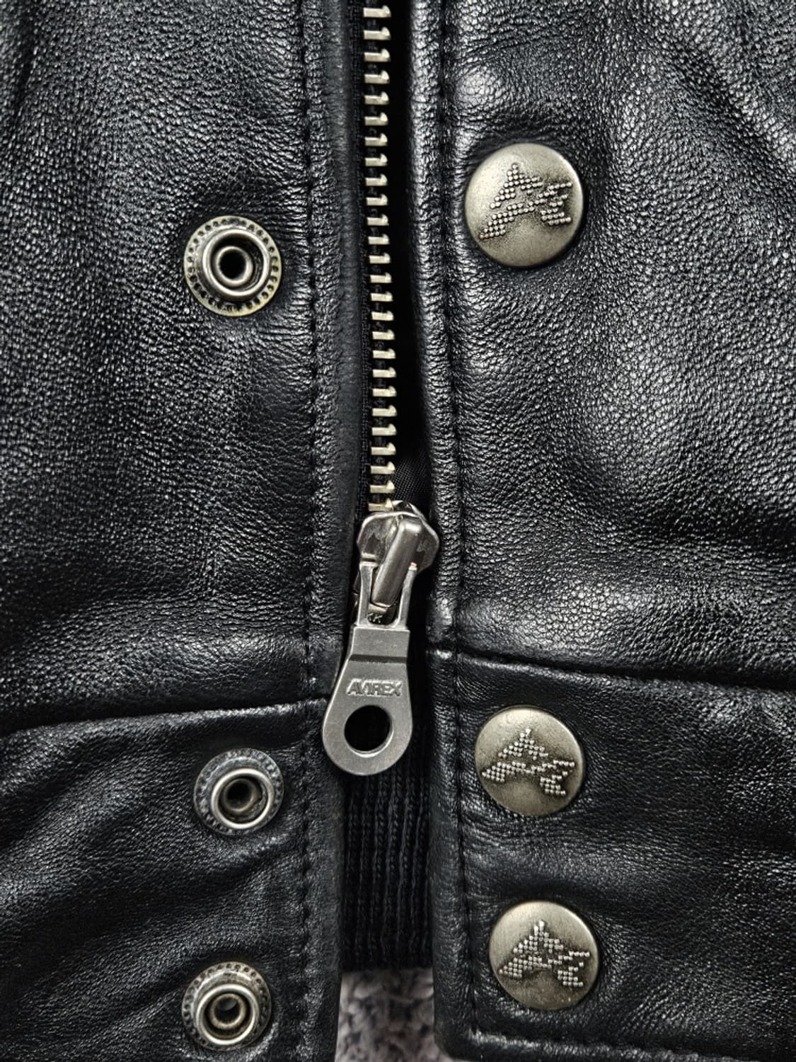 아비렉스 퍼스트 아메리칸 인디언 자수패치 가죽 자켓 (XL)/ 10212 상품이미지6