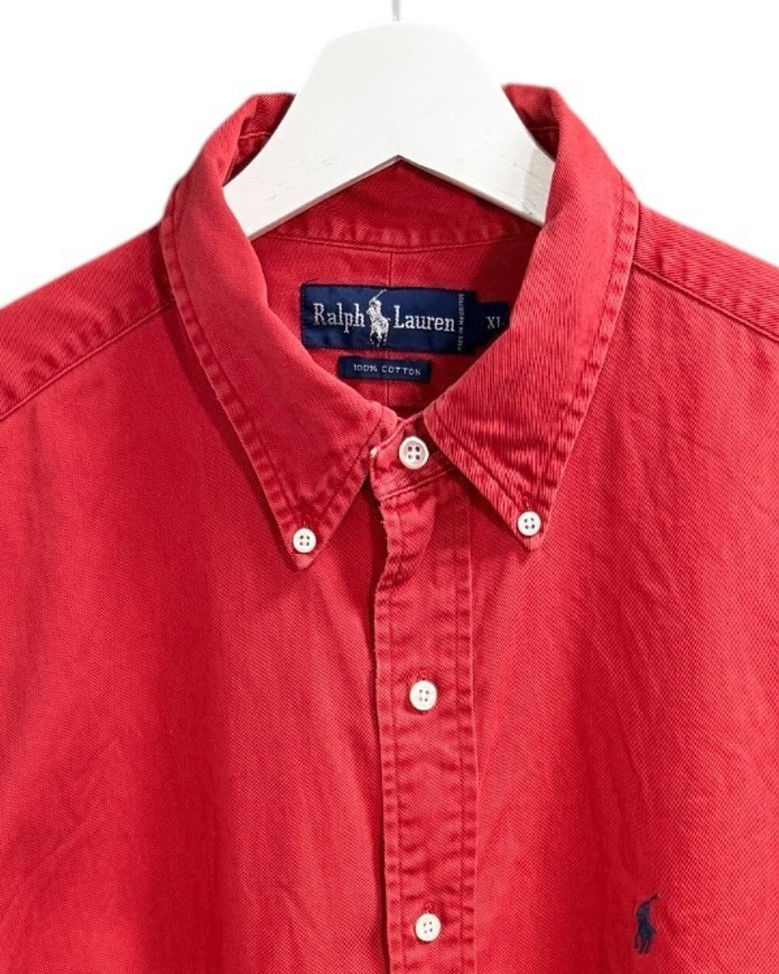 RALPH LAUREN 랄프로렌 셔츠 레드 XL 상품이미지4