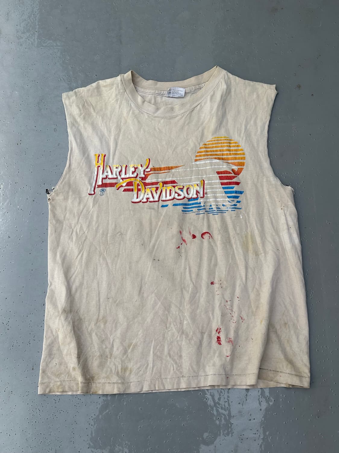 [할리데이비슨] •80s Vintage Pacific Tee 상품이미지3